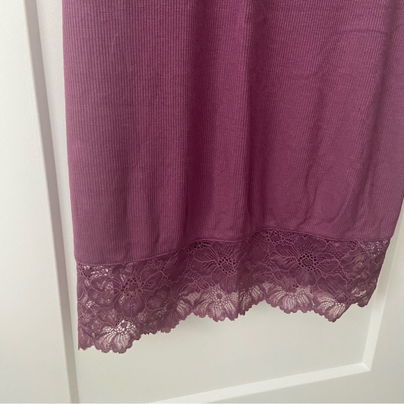 Adore Me Purple Lace Lingerie Chemise - Picture 3 of 10